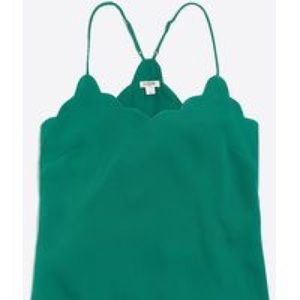 JCrew scalloped camisole